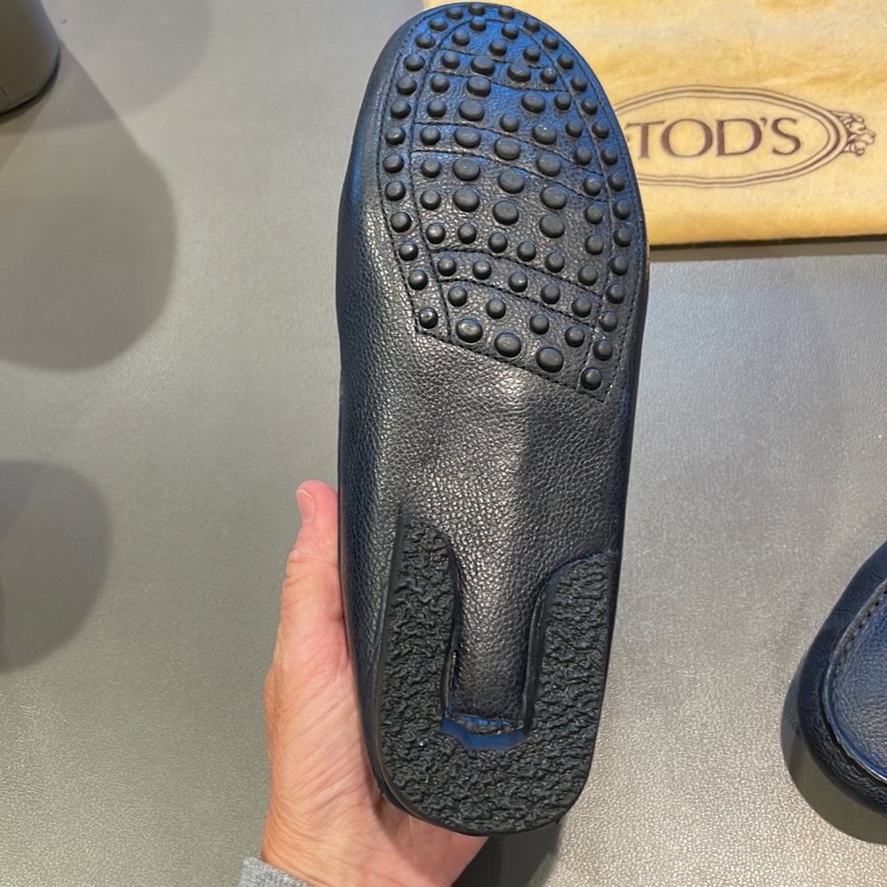 Men's Navy Loafers - Picture 7 of 11